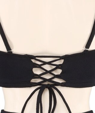 San-ai Resort（三愛水着楽園） WEB限定メッシュTシャツブラトップ4点セット水着 ブラック2