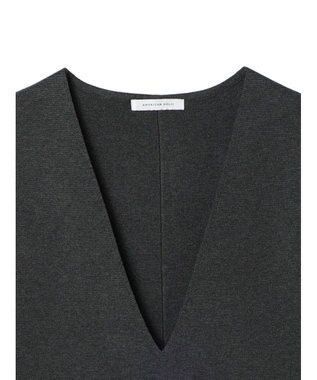 AMERICAN HOLIC ＶネックＷポケットニットベスト Gray Mixture