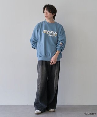 Green Parks ミッキー＆フレンズ／スウェット Light Blue