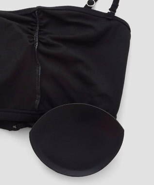 San-ai Resort（三愛水着楽園） WEB限定メッシュTシャツブラトップ4点セット水着 ブラック2