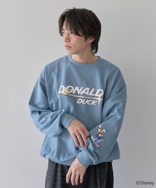 Green Parks ミッキー＆フレンズ／スウェット Light Blue