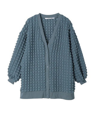 Green Parks ・ＲＡＹ　ＣＡＳＳＩＮ　ポップコーンカーディガン Blue