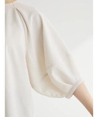 Green Parks 接触冷感　ラグランブラウス Off White