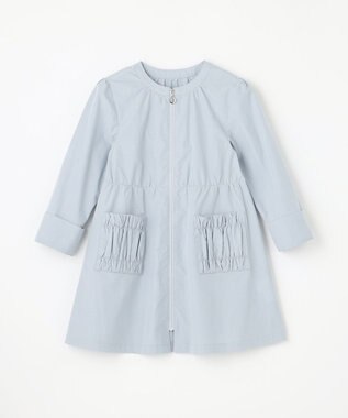 組曲 KIDS 【110-140㎝】ナチュラル スプリングコート サックスブルー系