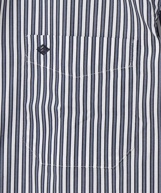 JOSEPH ABBOUD スト レッチストライプシャツ ネイビー系1