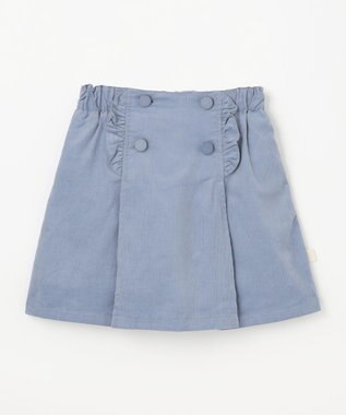 組曲 KIDS 【110-140㎝】コーデュロイ キュロット サックスブルー系