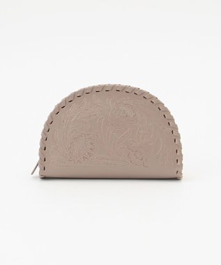 GRACE CONTINENTAL Semicirclepouch2 グレージュ