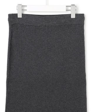 J.PRESS YORK STREET 【WOMEN】リブニット タイトスカート グレー系