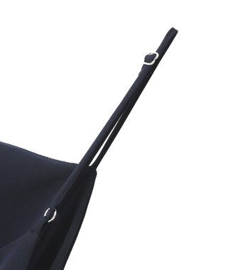 YECCA VECCA レースサテンキャミチュニック Navy
