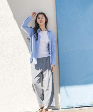 ONWARD Reuse Park 【組曲】パンツ春夏 ネイビー