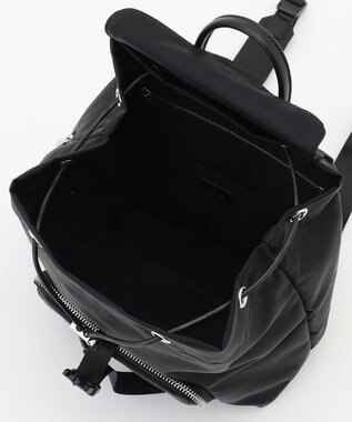 ICB LIMONTA ナイロン フラップ型リュック ブラック系