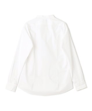 JOSEPH HOMME アートワークシャツ　バンドカラー ホワイト系