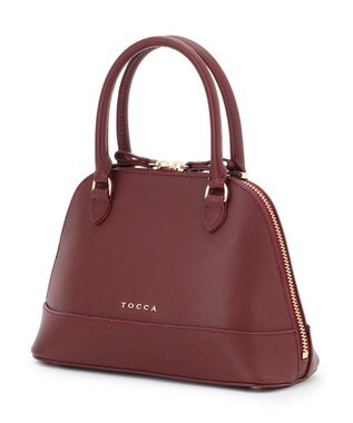 TOCCA LE SOMMET MINI BUGATTI BAG レザーバッグ レッド系