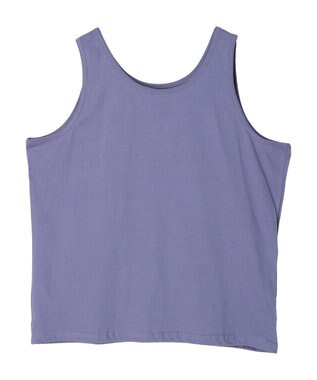 Green Parks インド綿　ＳＥＴ２点　マルチ刺繍ブラウス＋タンク Purple