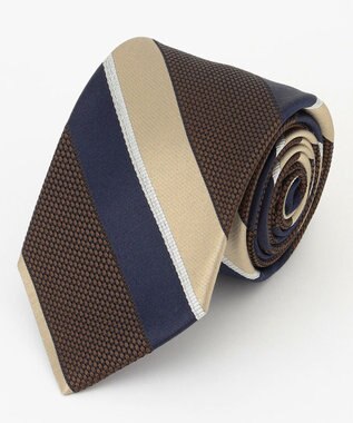 【JAPANESE SILK FRESCO TIE COLLECTION】マルチストライプ ネクタイ