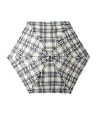 MOONBAT 【超軽量】マッキントッシュ フィロソフィー 折りたたみ傘 Barbrella チェック 55cm UV モカブラウン