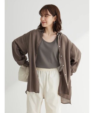 Green Parks レギュラー前後差シアーシャツ