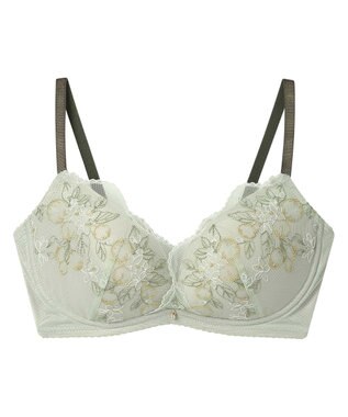 AMPHI ノンワイヤーブラ 谷間をメイク 脇高設計 A~Gカップまで対応 大きいサイズ 【BRAGENIC ブラジェニック 脇高細見えタイプ】 ブラジャー ブラ BMI353 アンフィ／ワコール メロン