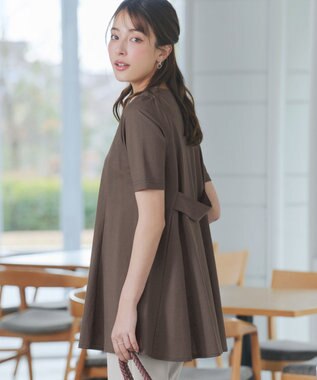 Tiaclasse 【おのののかさん着用 】「冷凛（ひやりん）」カノコバックフレアカットソー