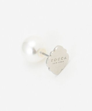 TOCCA LOGO CLOVER STUD PIERCED EARRINGS ピアス シルバー系