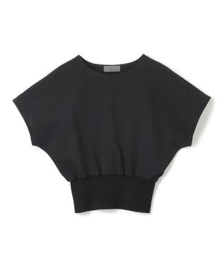 ダブルフェイスジャージー ドルマンスリーブリブトップス