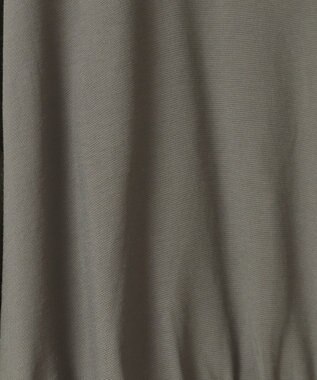 YECCA VECCA ギャザーデザイン配色シャツ Khaki