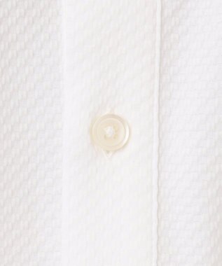 JOSEPH ABBOUD 【オーガニックコットン使用】ブロックサッカーポロシャツ ホワイト系