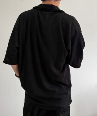 WEGO アンサンブルサッカーシャツ(SS) ブラック