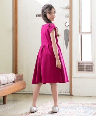 組曲 KIDS 【110-140㎝】ソロナタック ワンピース ラズベリー系