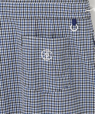 23区GOLF 【WOMEN】ギンガムチェックストレッチワンピース ブルー系3