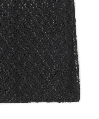 uncrave ジオメトリックレース キャミソールワンピース ブラック