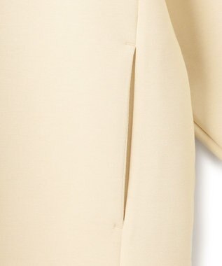 UNFILO 【WEB限定】BEAUTY FORM JERSEY サイドZIP フーディ クリーム