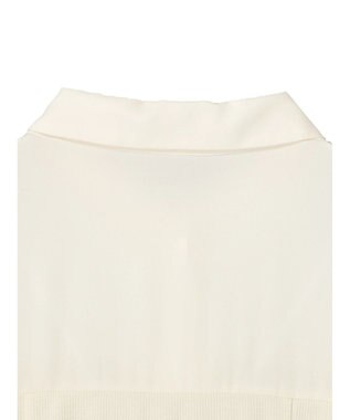 earth music&ecology ドッキングフリルシャツ見えプルオーバー Ivory