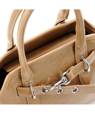 MioFIRANO スナップフックベルトハンドバッグ 2WAY　FIRANO フィラノ BEIGE