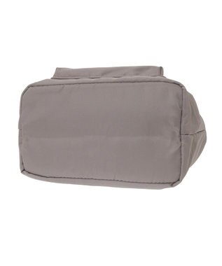 Green Parks ・ｆｕｒｒｙ　ｒａｔｅ　ナイロンドロートート Gray Beige