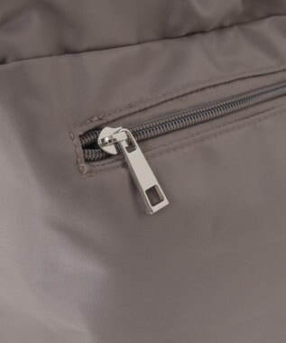 Green Parks ・ｆｕｒｒｙ　ｒａｔｅ　ナイロンドロートート Gray Beige