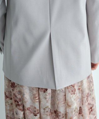 YECCA VECCA 金釦テーラードジャケット Gray Beige