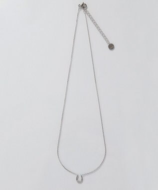 Phoebe 〈オンワード限定セット〉ロマンティックビジューバタフライフープピアス×リッチラインフォースシューネックレス　 シルバー