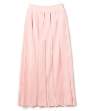 uncrave 【手洗い可】ドライタッチ ニット プリーツ スカート（uncrave WHITE） ピンク