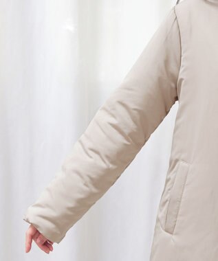 Tiaclasse L ミドル丈パデットコート グレージュ