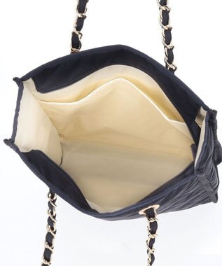 LeSportsac CHAIN N/S TOTE/ディープシーブルーキルト ディープシーブルーキルト