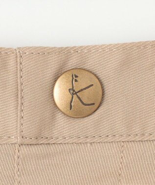 組曲 KIDS 【110-140㎝】スカラップポケット７分丈 パンツ ベージュ系