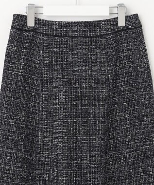 J.PRESS LADIES ファンシーツイード スカート ネイビー系1