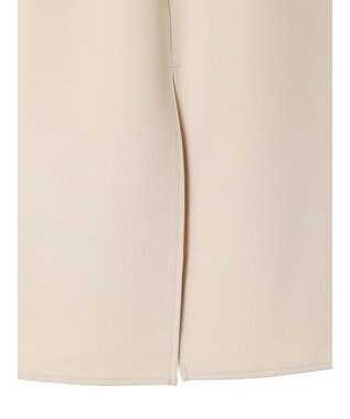 Green Parks きれいシルエット裾フレアスカート Ecru