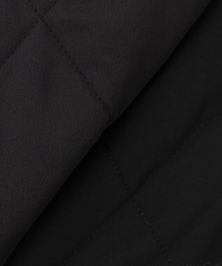 23区GOLF 【MEN】中綿キルトプルオーバー ブラック系