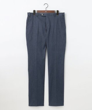 JOSEPH ABBOUD 【キングサイズ・ウエストも伸びる！】コードストライプムーブ パンツ ネイビー系