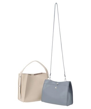 Green Parks ・ｃａｃｈｅ　ｃａｃｈｅ　スナップバッグインセット Light Beige