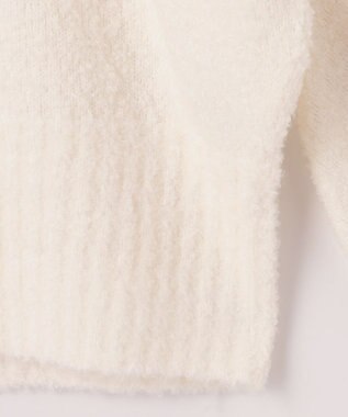 #Newans 【洗える】クロップドバルーンボリュームスリーブニット ホワイト系