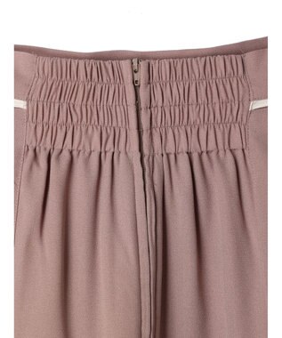 earth music&ecology パイピングフリルティアードスカート Pink Beige