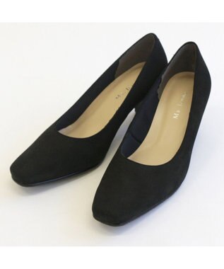 Pointer 日本製 本革低反発スクエアトゥパンプス